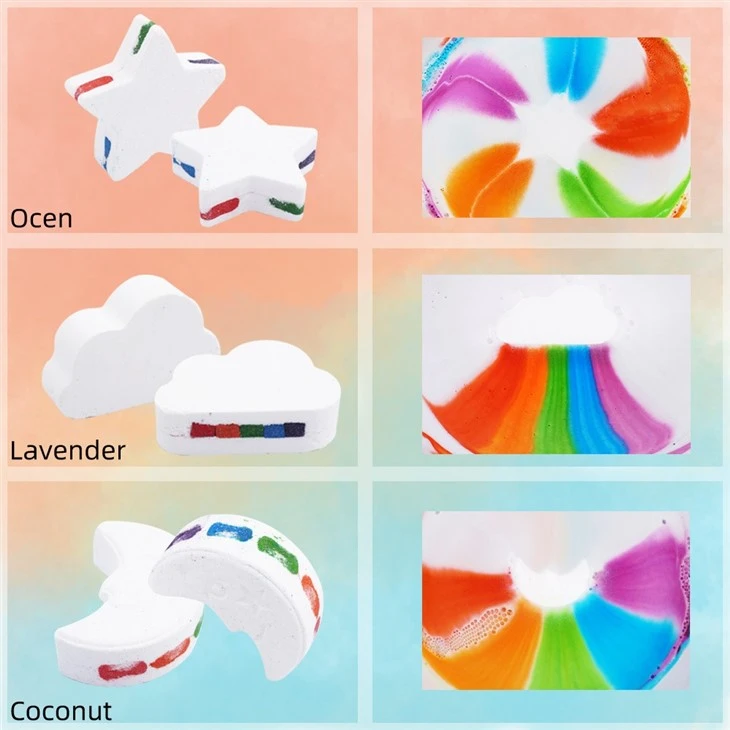 Rainbow Moon Bath Bomb