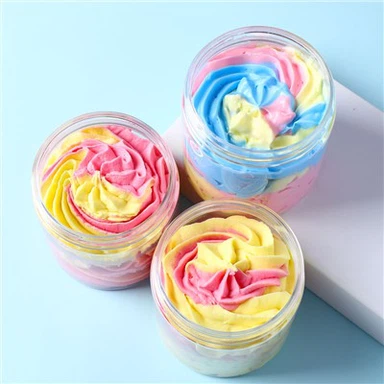 Beurre corporel fouetté arc-en-ciel