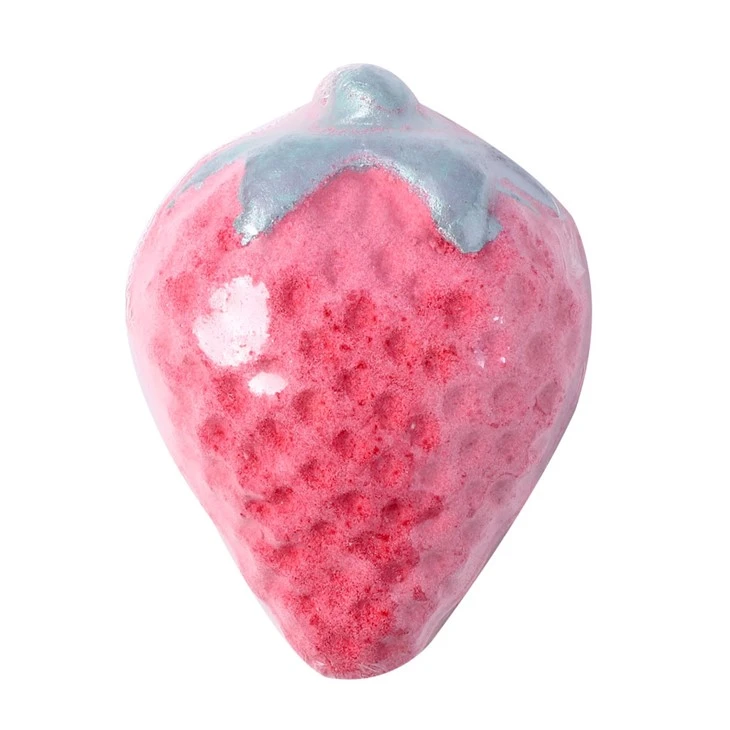 Bombe de bain fantaisie à la fraise